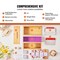 Soap Making Kit with Bamboo Cutting Box, Silicone Mold, Stainless Steel Cutters & 205 Accessories for DIY Handmade Soap Bars